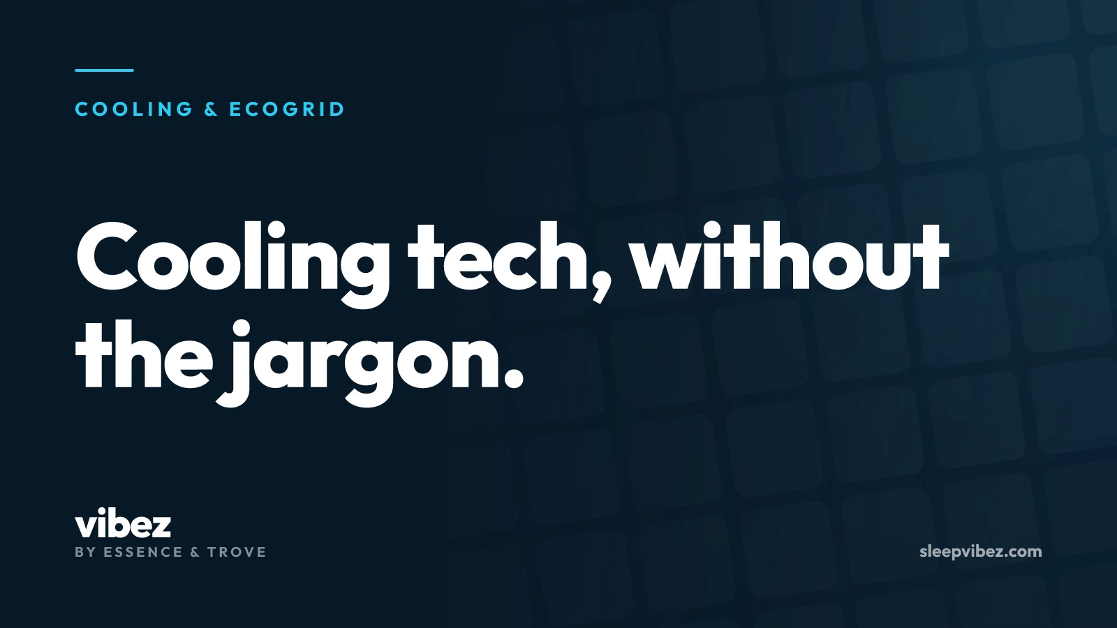 Cooling & EcoGrid cover: Cooling tech, without the jargon